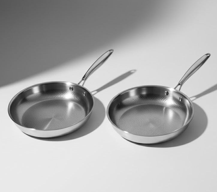 2 Pure Titanium Pans 12"