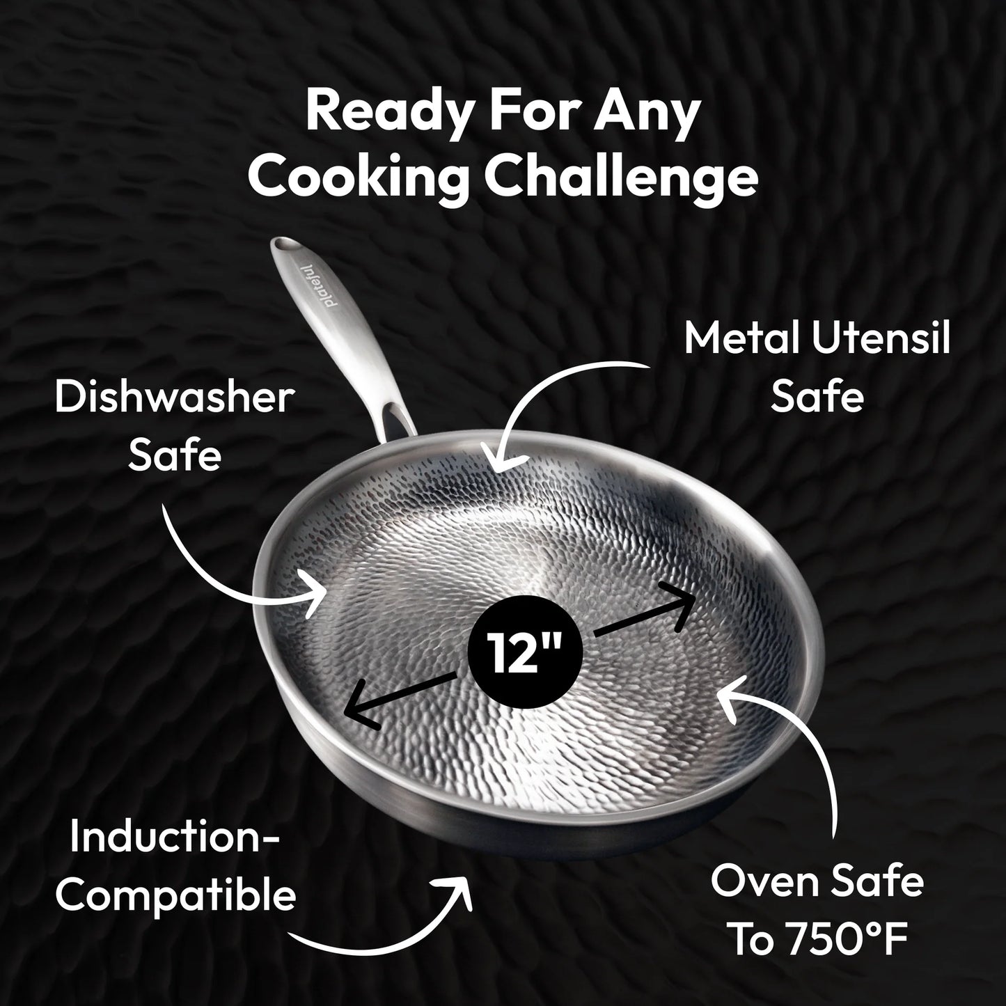 Pure Titanium Pan 12"